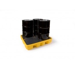 Polyethylene 4 Drum Spill Pallet