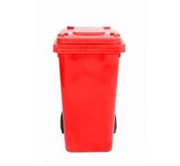 120 ltr Wheelie Bin Red