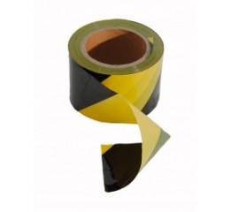 50m Barrier Tape - black/yellow